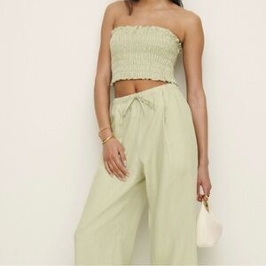 Reformation Sage Strapless Top